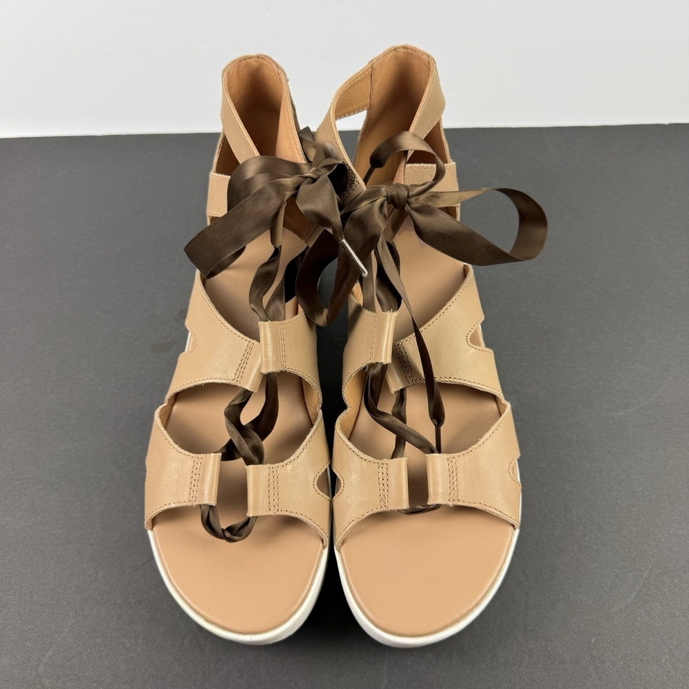 Sorel Cameron Platform Sandals 11‎ Lace Up Gladiator Boho Chic Resort Wear Shoes